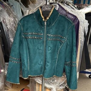 Terry Lewis Classic Luxuries Emerald Teddy Jacket
